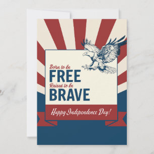 Salute to Independence, Grußkarte Dankeskarte