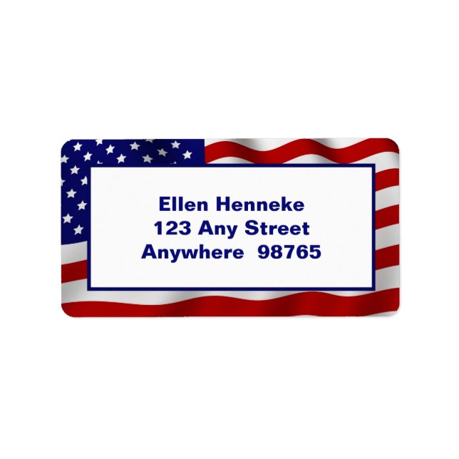 Salute zu den Patrioten der 40er Jahre Adressaufkleber (Vorne)