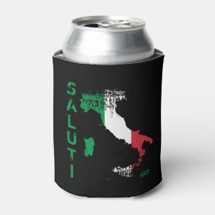 *~* Saluti Karte Italiens Italienische Sprache Dosenkühler