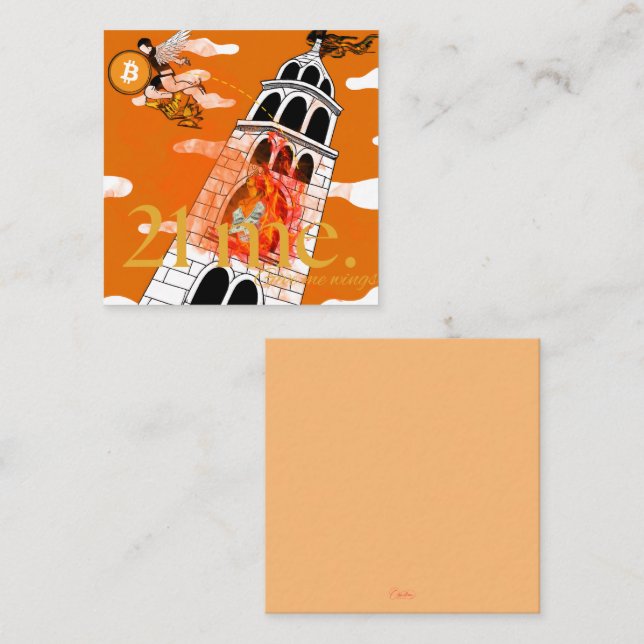 Salva. Mitteilungskarte (Vorne/Hinten)