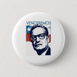 Salvador Allende - Venceremos Button