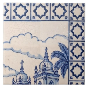 Salvador Azulejo-Muralfliese 2 von 6 oben rechts Fliese