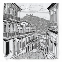 Salvador Bahia Brasilien Färbung