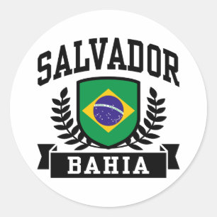 Salvador Bahia Runder Aufkleber