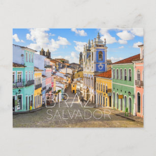 Salvador, Brasil Reise-Postkarte Postkarte
