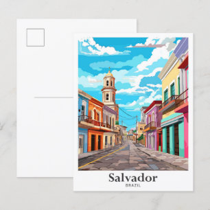 Salvador Brasilien Kunstmuseum Postkarte