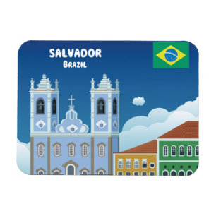 Salvador Brasilien Magnet