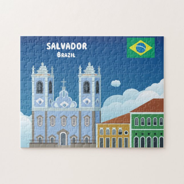 Salvador Brasilien Puzzle (Horizontal)