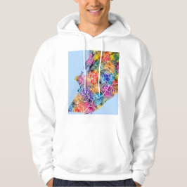 Salvador Brazil City Map Hoodie