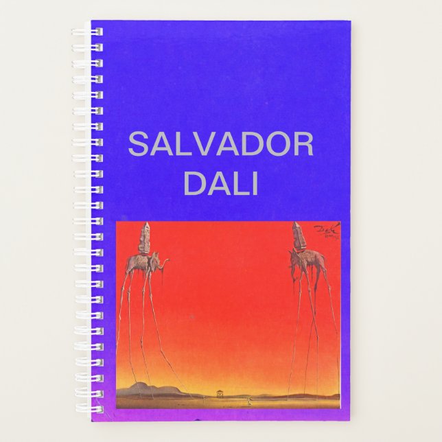 SALVADOR DALI PLANER MIT BIOGRAFIE (Vorderseite)