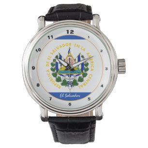 Salvador Flag & El Salvador trendy mode /design Armbanduhr