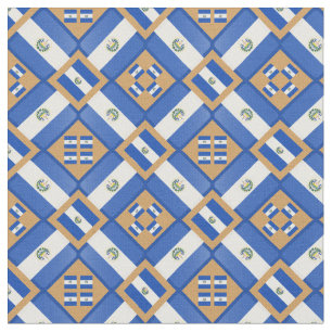 Salvador Flag & Trendy El Salvador Fabric mode Stoff