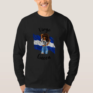 Salvadorianische Afro Virgo Königin Afrikanisch Sa T-Shirt