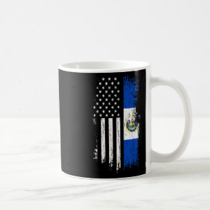 Salvadorianische Amerika-Flagge - El Salvador USA- Kaffeetasse