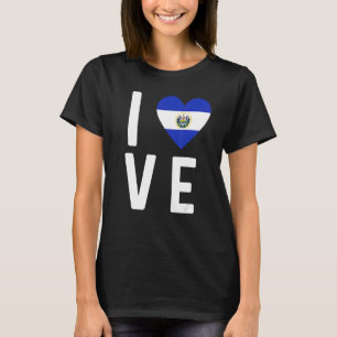 Salvadorianische Flaggen-DNA El Salvador Salvadore T-Shirt