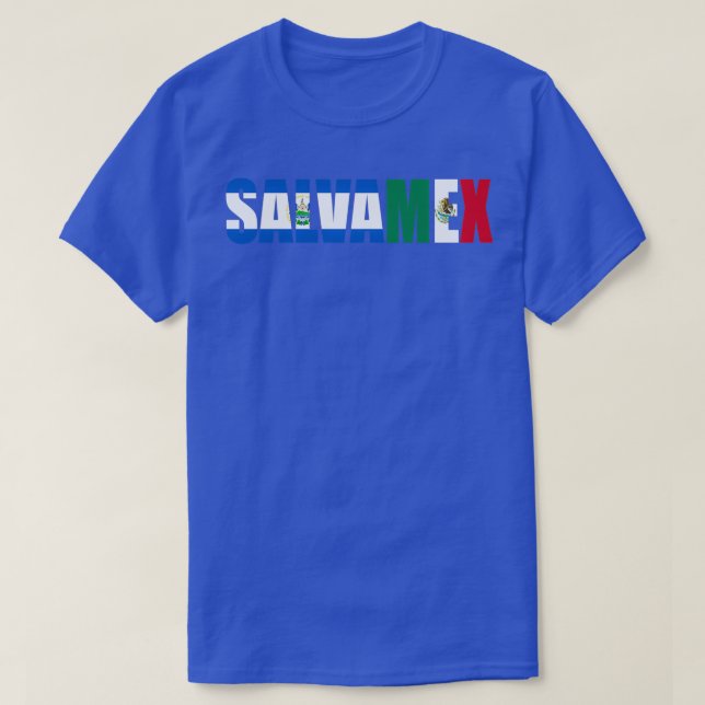 SalvaMex Mexican Salvadoran Heritage T-Shirt (Design vorne)