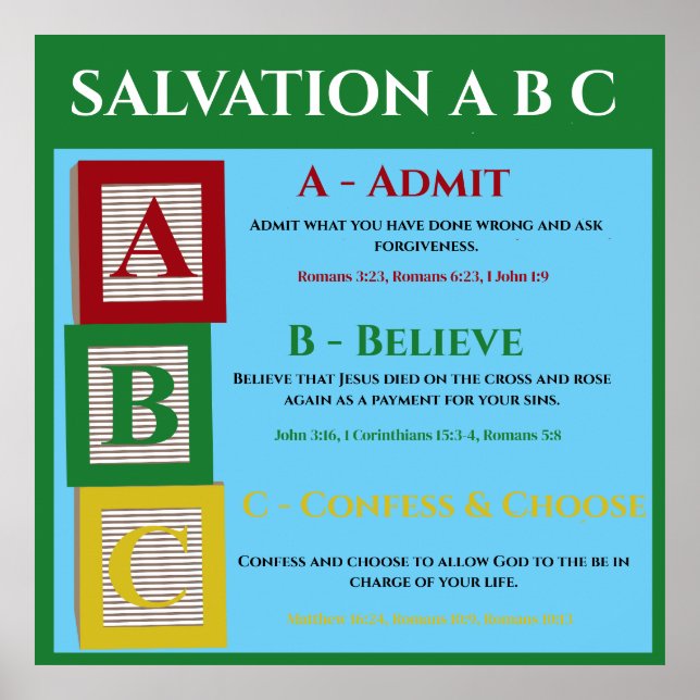 Salvation abc poster (Vorne)