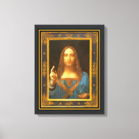 Salvator Mundi 1500 Leonardo da Vinci Canvas Print