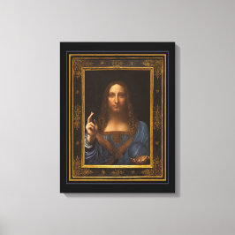 Salvator Mundi 1500 Leonardo da Vinci Canvas Print Leinwanddruck