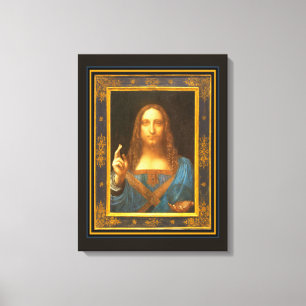 Salvator Mundi c 1500 Leonardo da Vinci Leinwanddruck