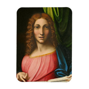Salvator Mundi, C. 1515 (Öl auf Platte) Magnet