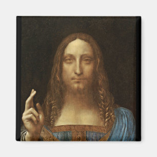 Salvator Mundi Christ mit Welt in der Hand Magnet
