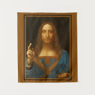 SALVATOR MUNDI FINE ART DRUCKEN WANDTEPPICH