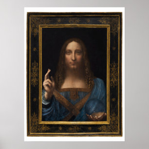 Salvator Mundi Fine Art Poster Print