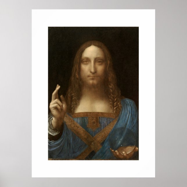 Salvator Mundi Fine Art Poster Print (Vorne)