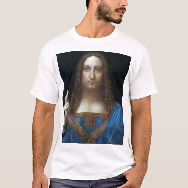 Salvator Mundi, Jesus Christus, Leonardo da Vinci T-Shirt (Vorderseite)