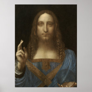 Salvator Mundi, Leonardo Da Vinci, Classic Poster