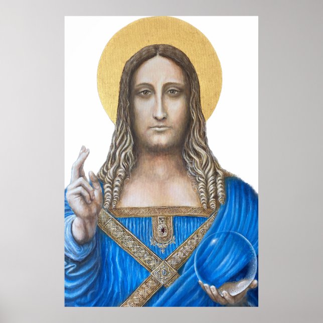 Salvator Mundi Poster (Vorne)