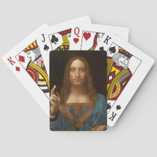 Salvator Mundi (Retter der Welt) (da Vinci) Spielkarten