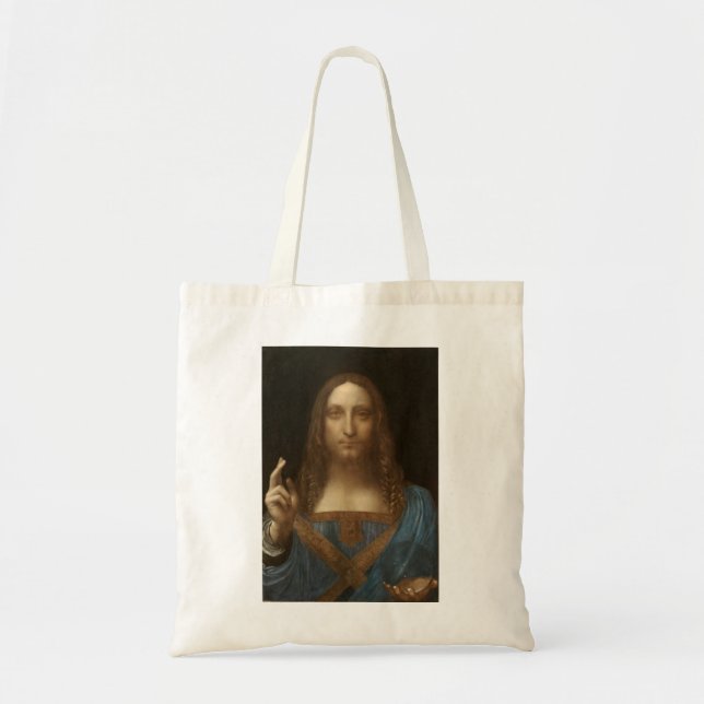 Salvator Mundi (Retter der Welt) (da Vinci) Tragetasche (Vorne)