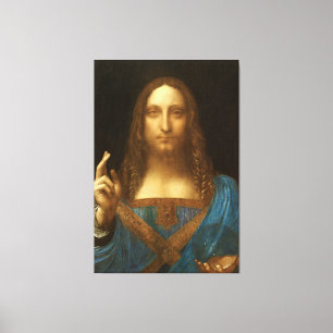 Salvator Mundi von Leonardo da Vinci (c1500) Leinwanddruck