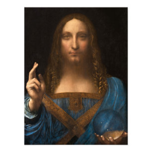 Salvator Mundi von Leonardo da Vinci Fotodruck