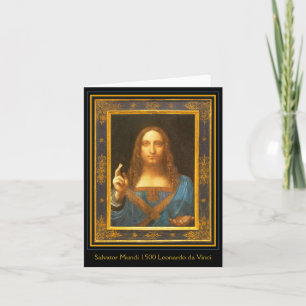 Salvator Mundi von Leonardo da Vinci Karte