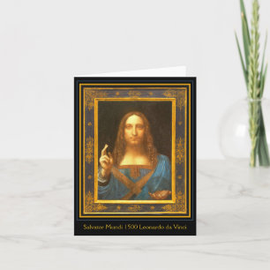 Salvator Mundi von Leonardo da Vinci Karte