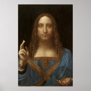 Salvator Mundi von Leonardo da Vinci Poster