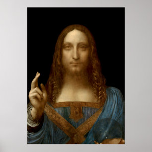 Salvator Mundi von Leonardo da Vinci Poster