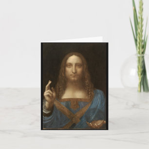 Salvator Mundi von Leonardo da Vinci um 1500 Karte