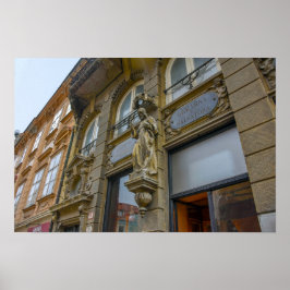 Salvator Pharmacy Exterior, Bratislava, Slowakei Poster