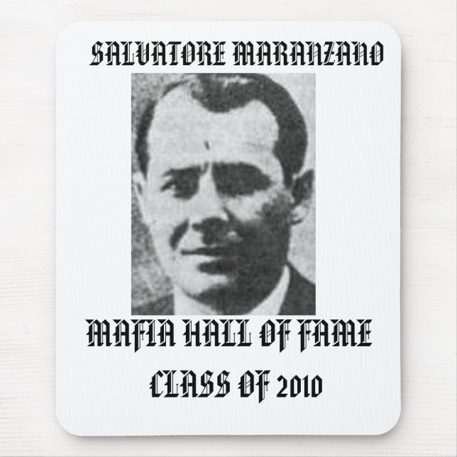 Salvatore Maranzano-Mafia-Mausunterlage Mousepad (Vorne)