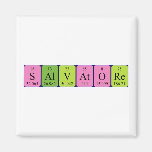 Salvatore Periodenmagnet Magnet (Vorne)