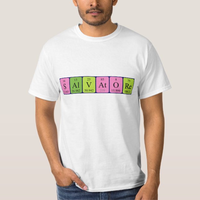 Salvatore Periodenname Shirt (Vorderseite)