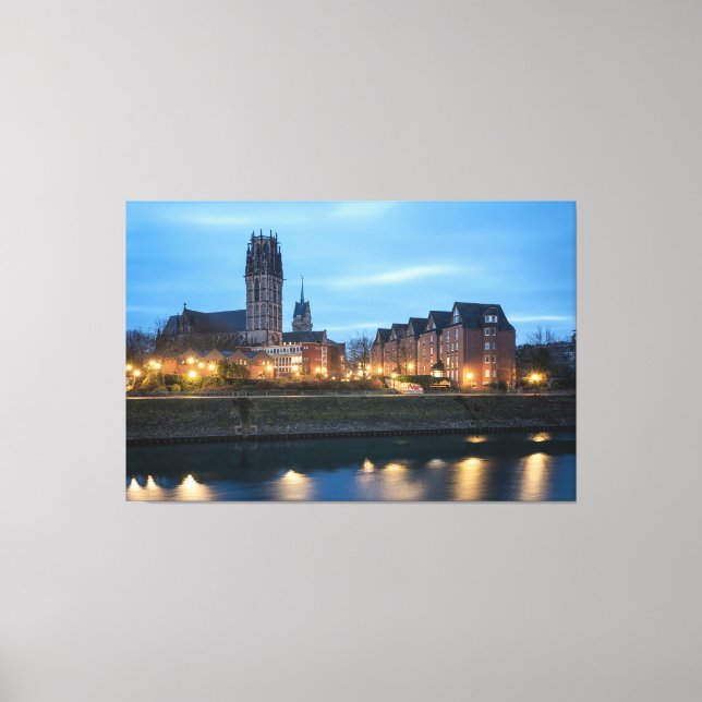 Salvatorkirche Duisburg Leinwanddruck (Vorderseite)