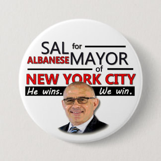 Salz Albanese NYC Bürgermeister 2013 Button