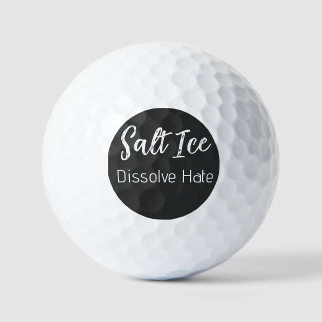 Salz-Eis-Golfbälle Golfball (Vorderseite)