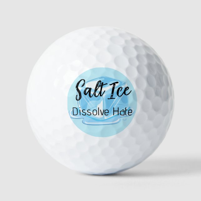 Salz-Eis-Golfbälle Golfball (Vorderseite)