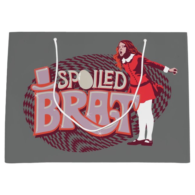 Salz in Veruca - verdorbener Brat Große Geschenktüte (Vorderseite)